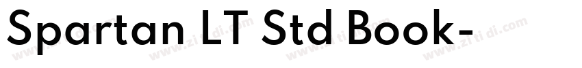 Spartan LT Std Book字体转换